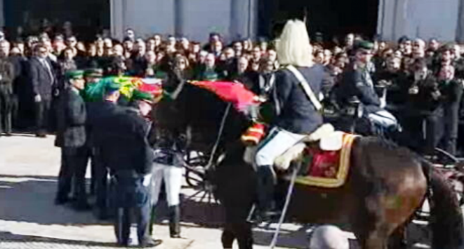 Cortejo fúnebre de Mário Soares