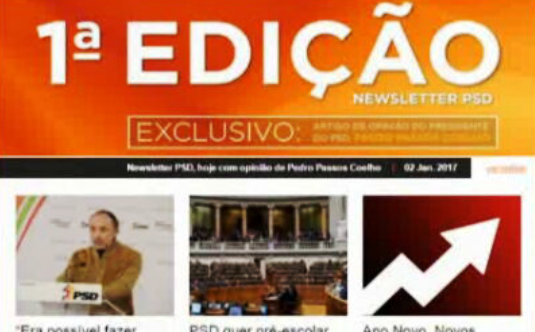 Newsletter do PSD