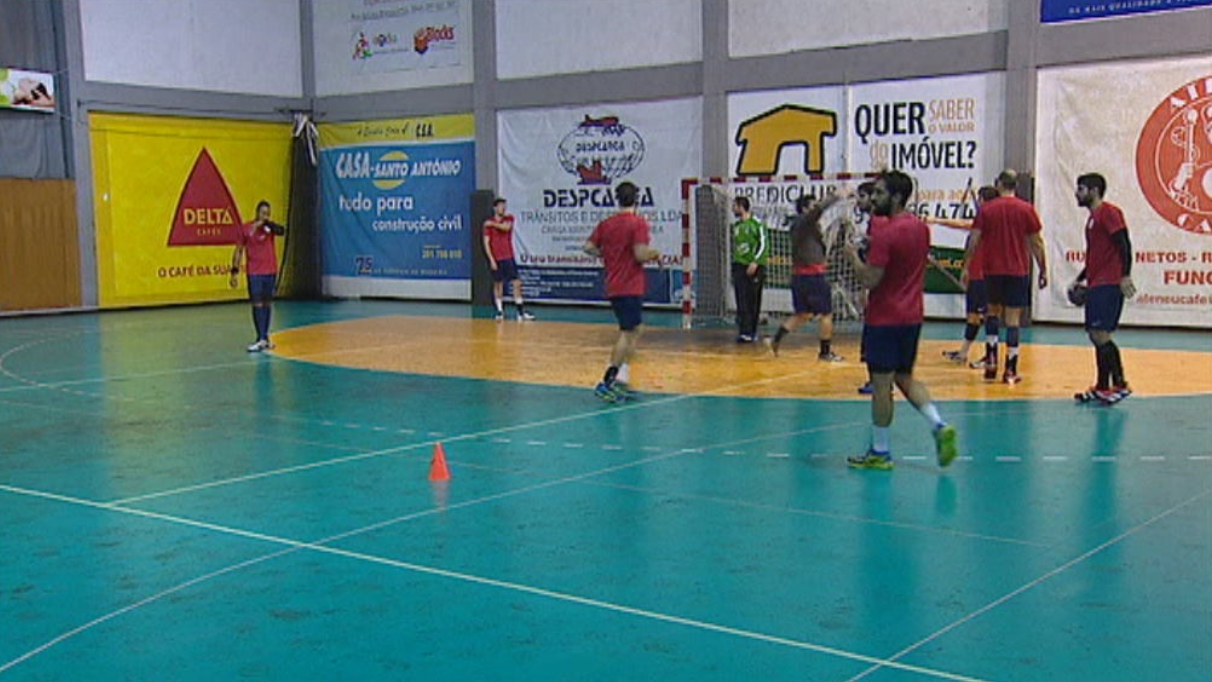 Andebol: treino do Madeira Andebol SAD