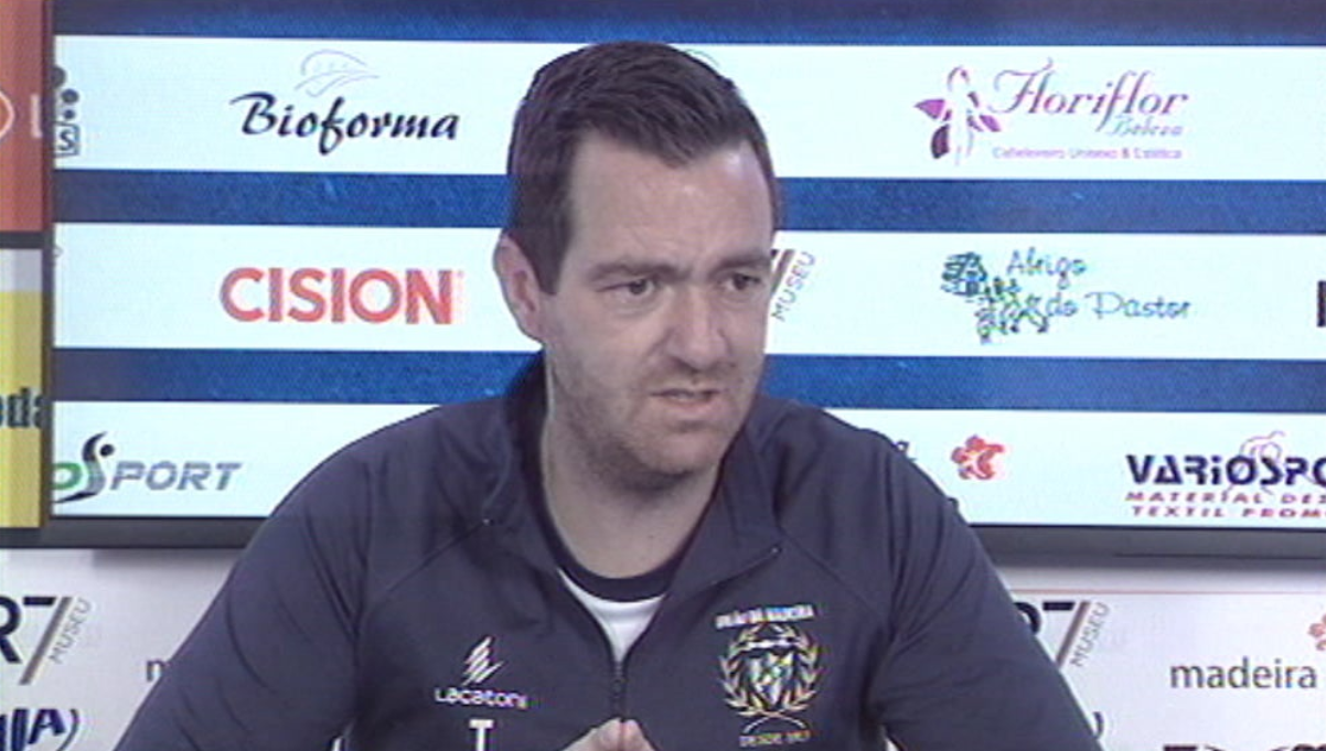 Futebol: treino do União da Madeira