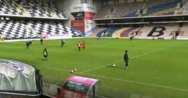 Futebol: treino do Boavista