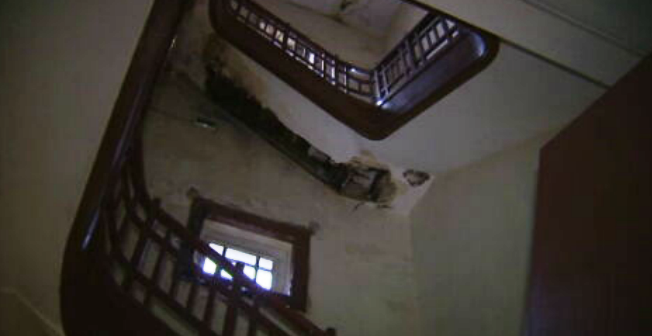 Degradação da escola Alexandre Herculano