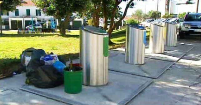 Recolha de lixo em Ponta Delgada