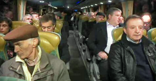 Militantes do PS rumo a Lisboa