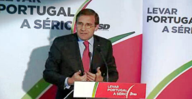 Passos Coelho contra redução da TSU