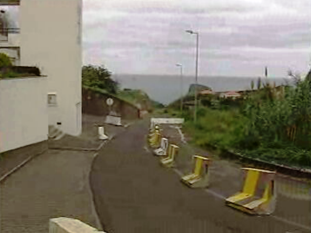 Obras rodoviárias no Porto da Cruz