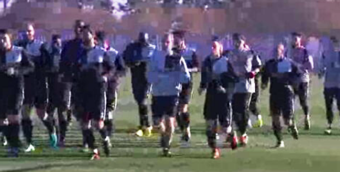 Futebol: treino do FC Porto