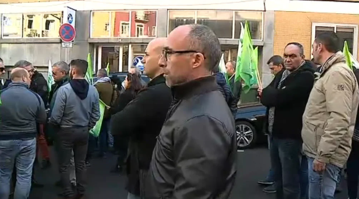 Manifestação de guardas prisionais