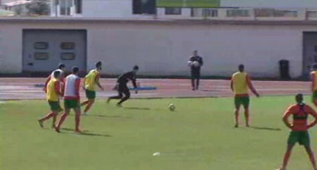 Futebol: Treino do Marítimo
