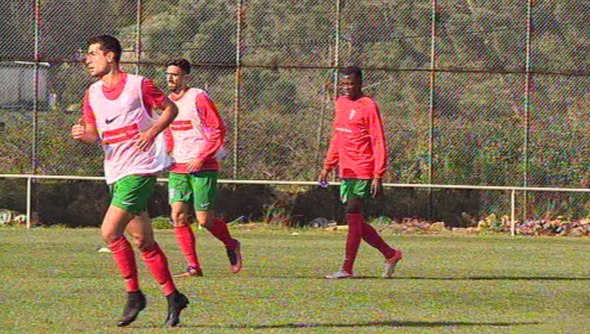 Futebol: treino do Marítimo