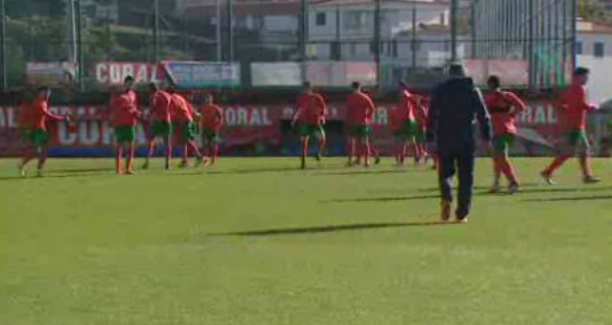 Futebol: treino do Marítimo