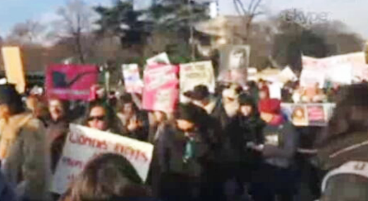 “Marcha das Mulheres” contra Trump