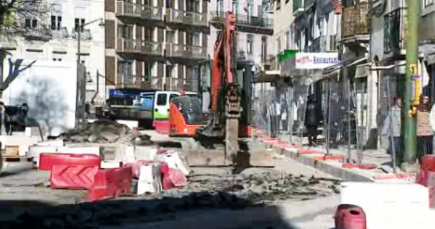 Obras no Largo da Graça
