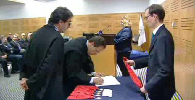 Tomada de posse de Elias Pereira