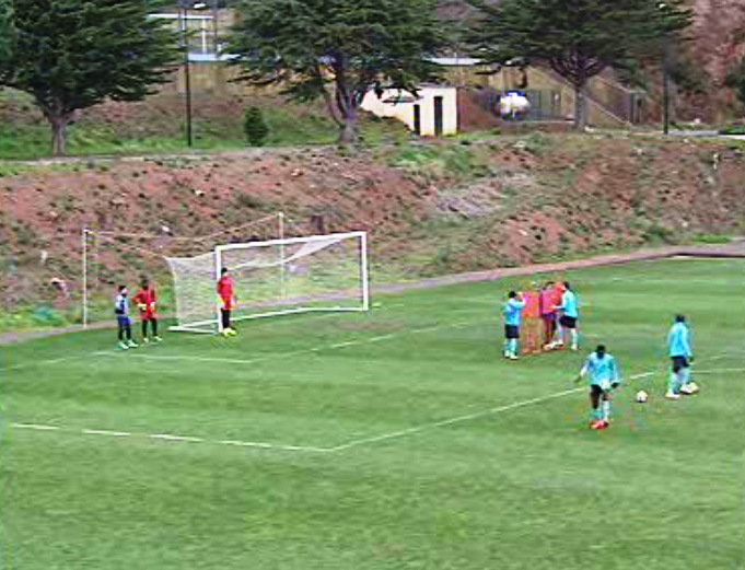 Futebol: treino do União da Madeira