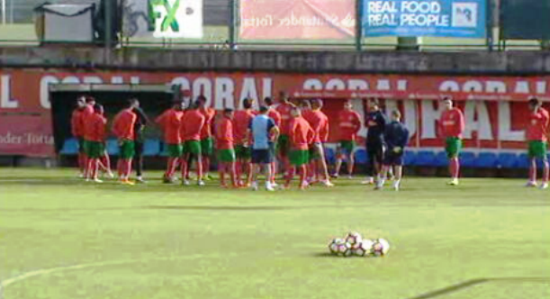 Futebol: treino do Marítimo