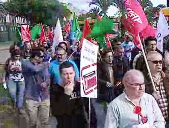 Manifestação da USAM no Funchal