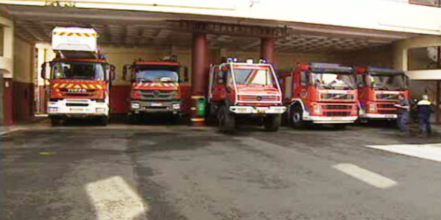 Reforço de bombeiros no Funchal