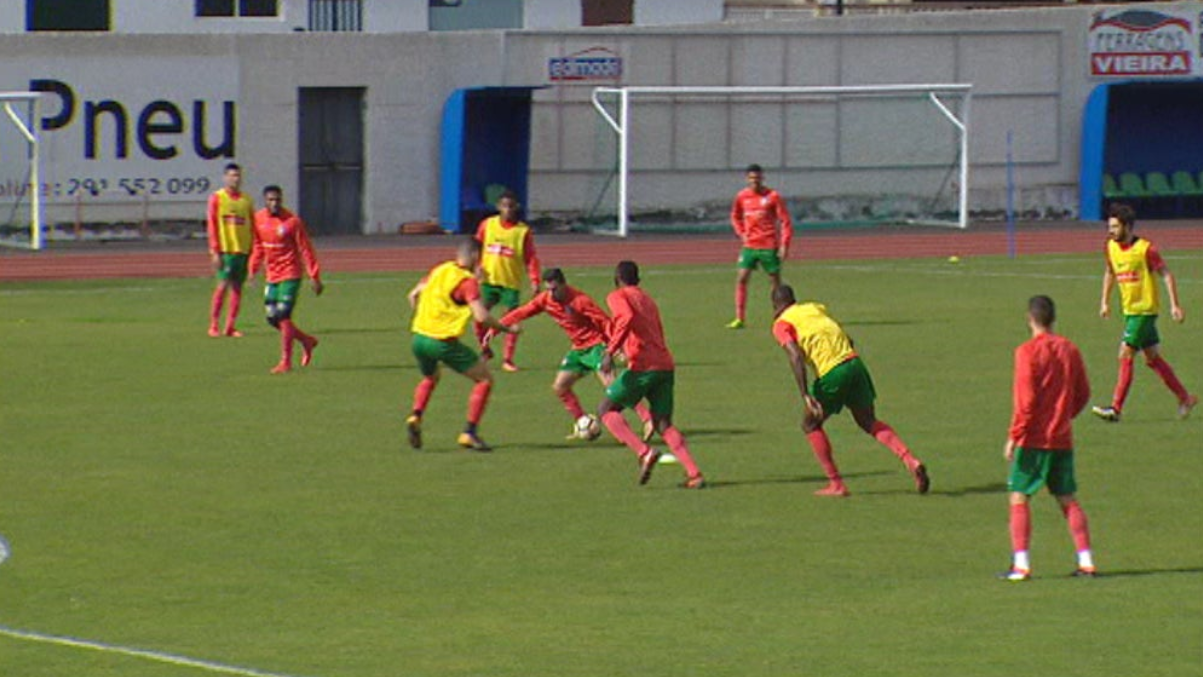 Futebol: treino do Marítimo