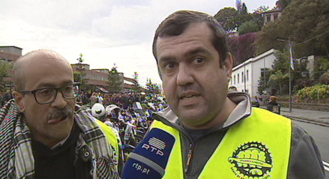 Protesto de motociclistas