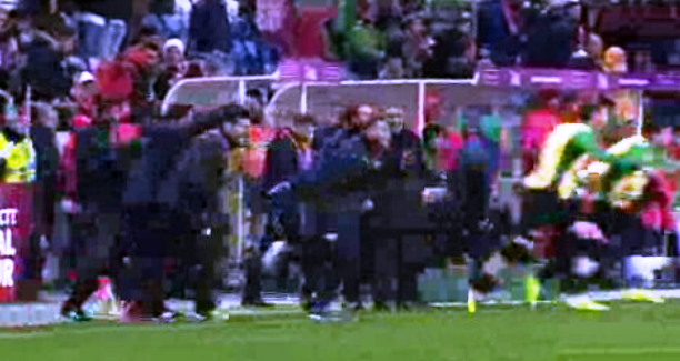 Moreirense festeja vitória frente ao Benfica