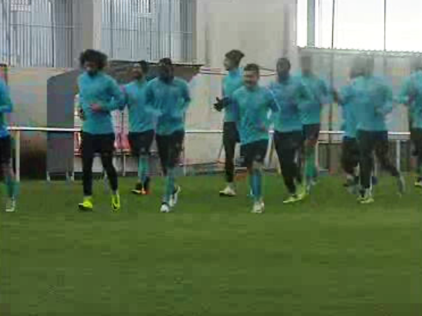 Futebol: treino do União da Madeira