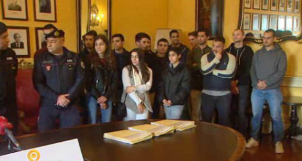 Formação de bombeiros sapadores