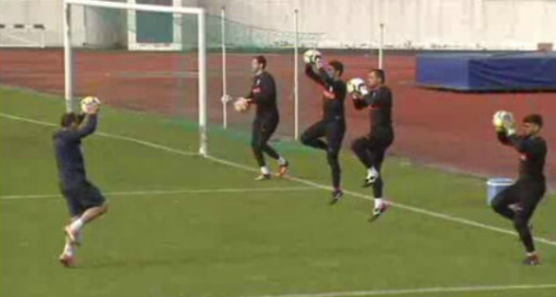Futebol: treino do Marítimo