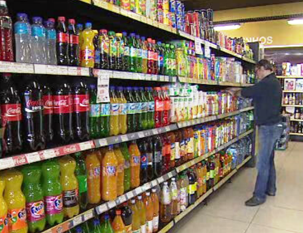 Preço dos refrigerantes na Madeira