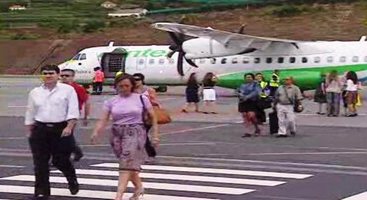 Companhia aérea Binter na Madeira