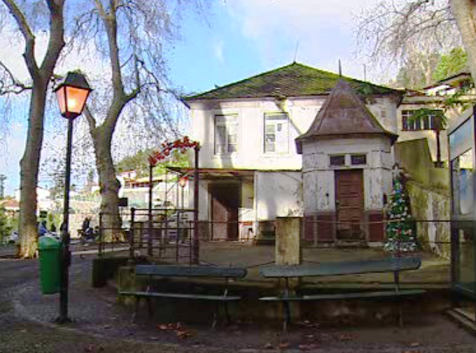 Estação do comboio no Monte