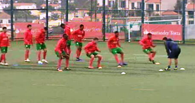 Futebol: treino do Marítimo
