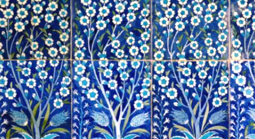 “Painel de Azulejos Iznik” da Coleção Gulbenkian
