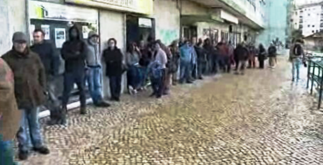 Protesto em Centro de Saúde
