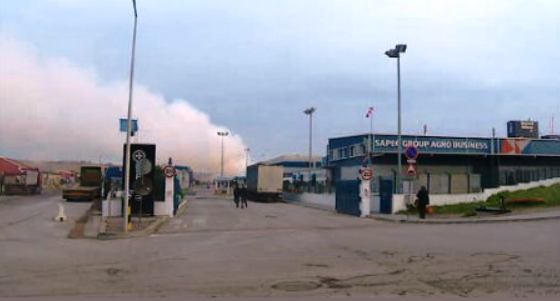 Nuvem de fumo em  Setúbal