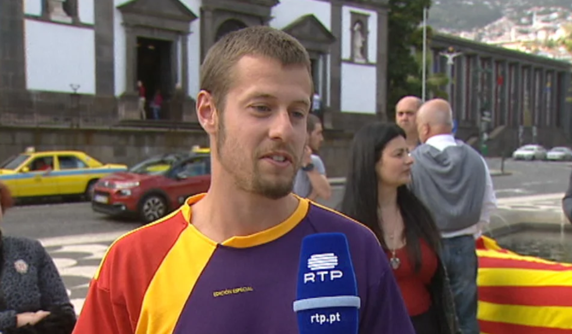 Marcha solidária pelo povo da Catalunha