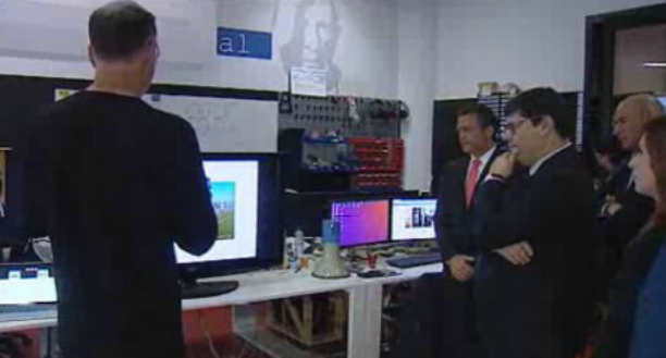 Visita de Eurico Dias ao MITI