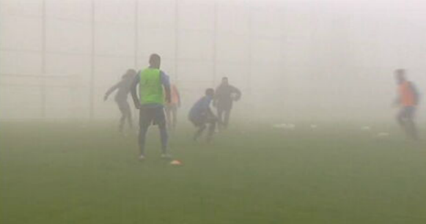 Futebol: treino do União da Madeira