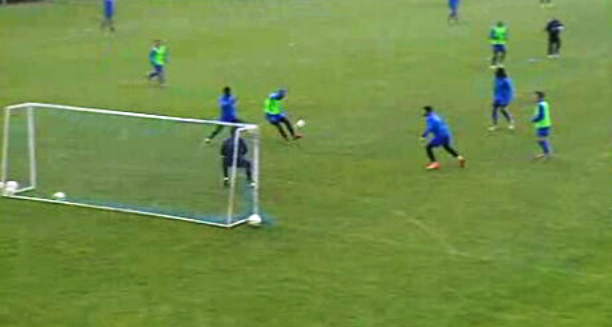 Futebol: treino do União da Madeira