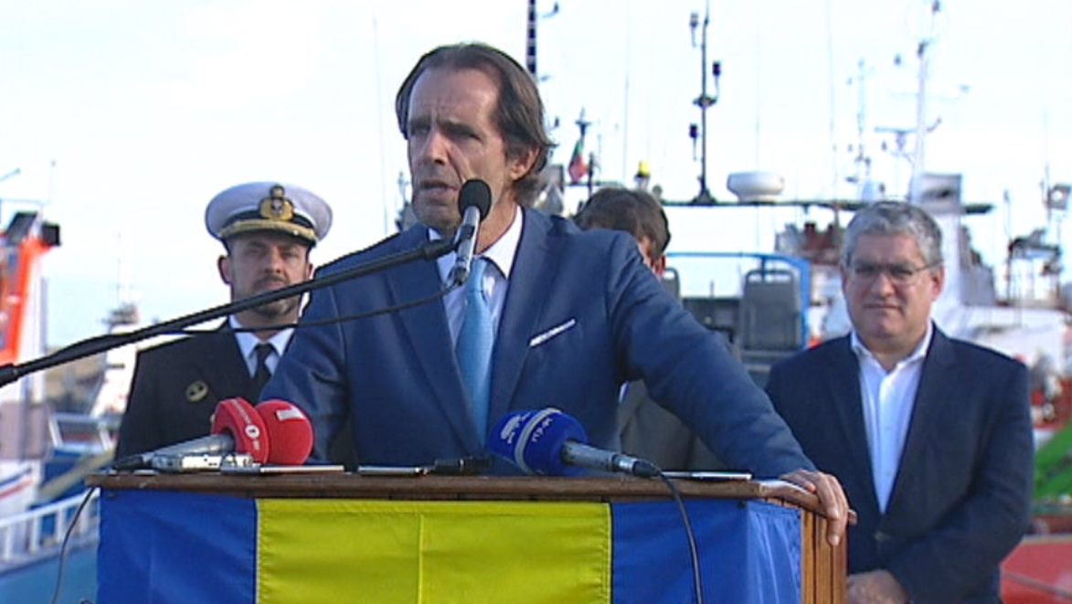 Obras do cais do Caniçal