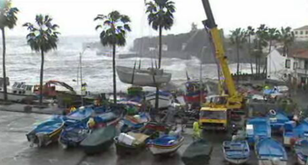 Mau tempo na Madeira