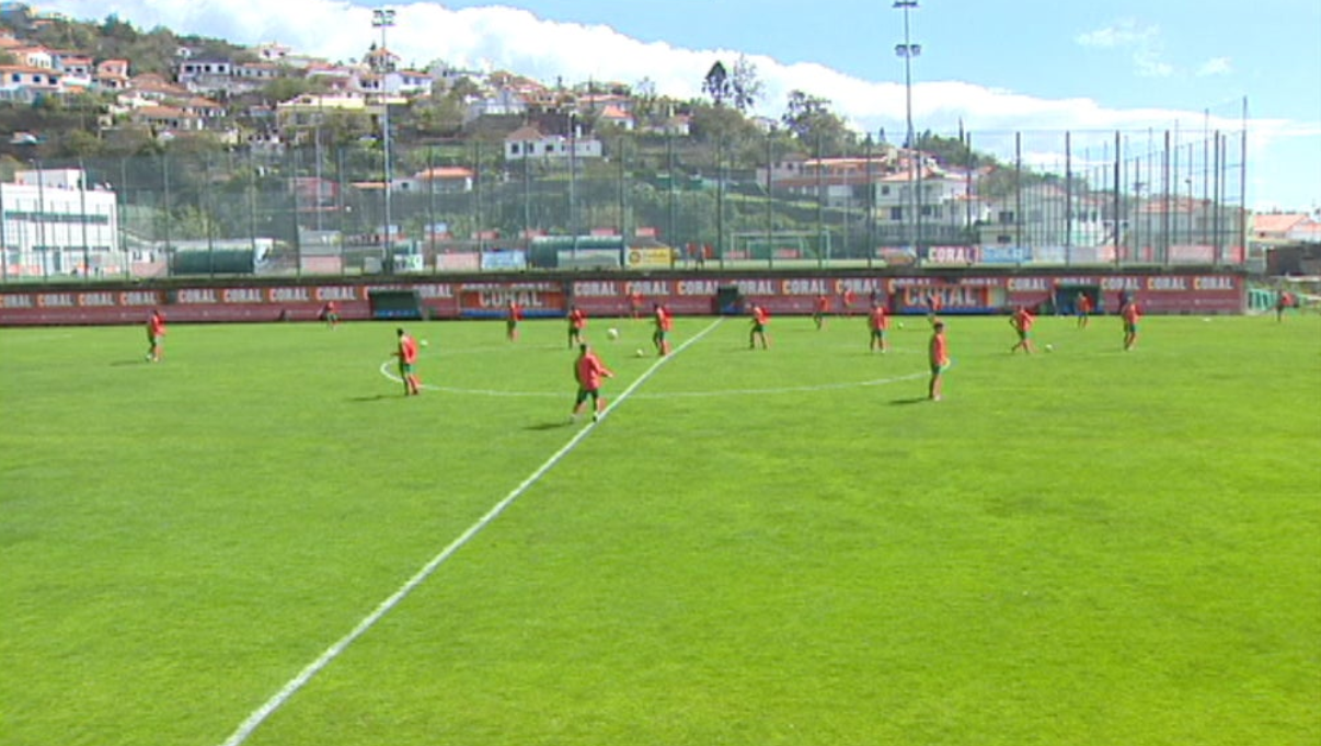 Futebol: treino do Marítimo