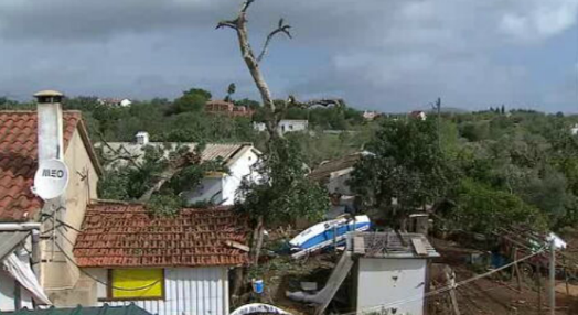 Tornado no Algarve