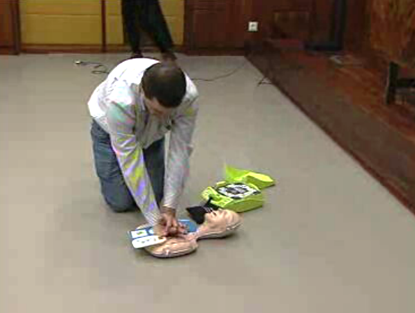 Formação em desfibrilhadores automáticos