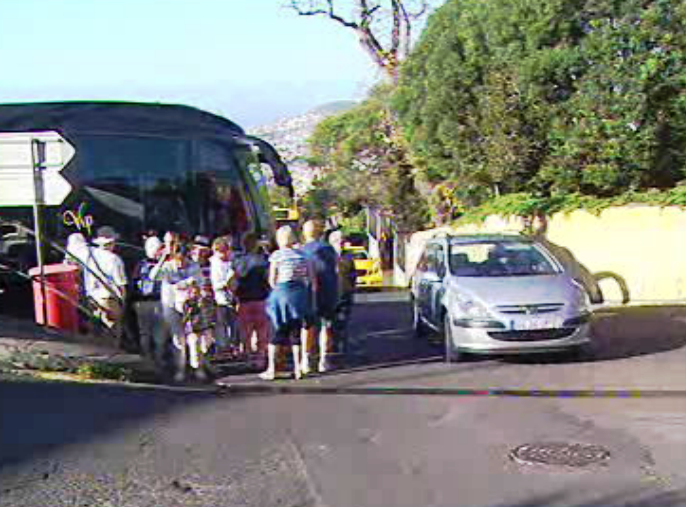 Estacionamentos no Jardim Botânico do Funchal