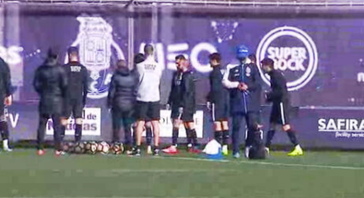 Futebol: treino do FC Porto
