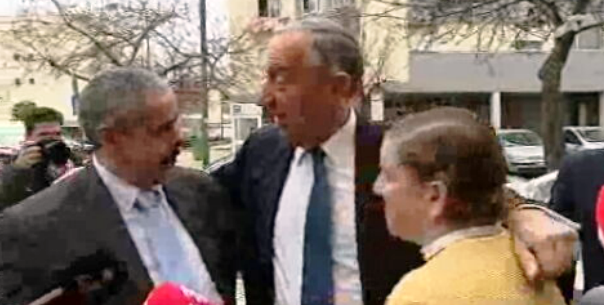 Marcelo Rebelo de Sousa no Bairro da Horta Nova