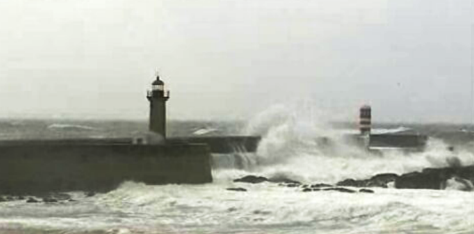 Mau tempo em Portugal