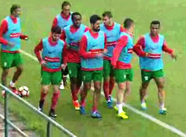 Futebol: treino do Marítimo