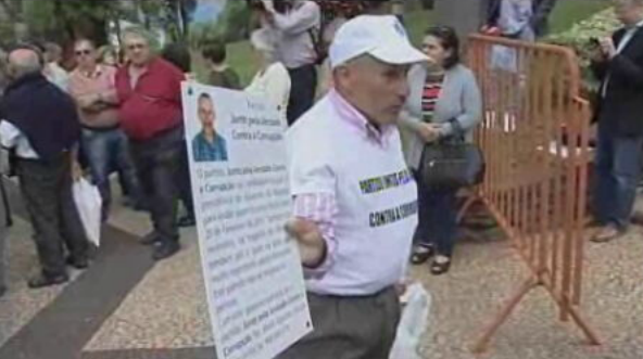 Manifestação de lesados do BANIF